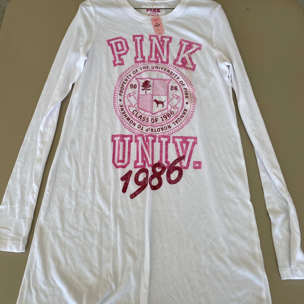 PINK long sleeve nightgown